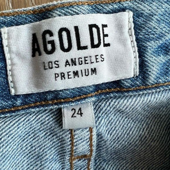 Agolde boyfriend jeans size 24 - Picture 2 of 3